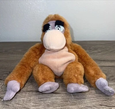 "Mini bolsa de frijoles libro de la selva King Louie 8"" felpa manos pegajosas retiradas" de Disney Store Foto 1 de 4