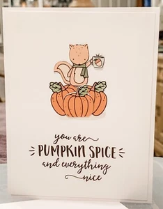 handgemachtes Kartenset Stampin' Up! Pumpkin Spice Herbst Pumpkin 🎃 - Bild 1 von 1