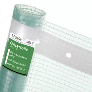 Gitterfolie Gewächshausfolie Gewächshaus- Folie Folientunnel HaGa® 25mx3m Br. - Bild 1 von 8