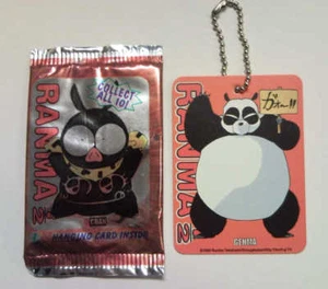 Ranma 1/2 Hanging card - GENMA - Panda - fastner - mascotte - keyring - Picture 1 of 1