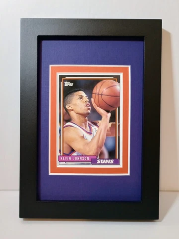 Kevin Johnson Phoenix Suns Display Custom Framed NBA Basketball Card Plaque Cover