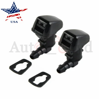 2 x Windshield Washer Nozzle Jet Spray For Jeep Liberty 2008 2009 2010 2011 2012 - Image 1 of 4