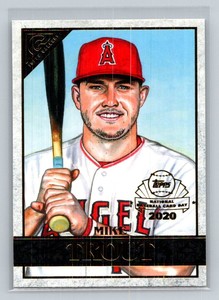 2020 Topps Chrome Gallery NBCD Preview #GP-1 Mike Trout Los Angeles Angels