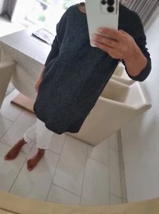 Damen Long Pullover Kleid Vero Moda Brilliant Fein Strick M 38 40 Grau   - Bild 1 von 3