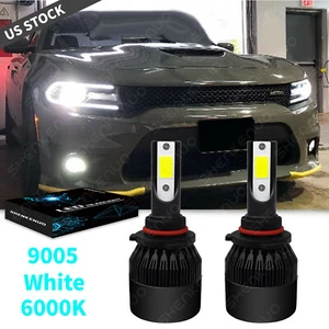 Reemplazo de faros LED halógenos de alta velocidad 6000 k para Dodge Charger 2016-2019 9005 - Imagen 1 de 12