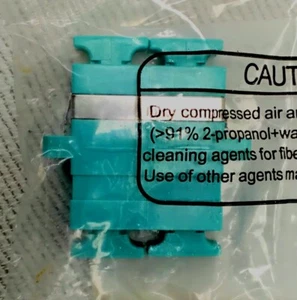 Commscope LazrSPEED SC Duplex Adapt Aqua MFA-SC02-AQ Lot Of 12 Sealed - Picture 1 of 2