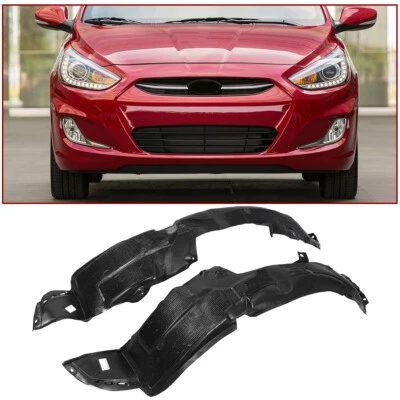 Splash Shield For 2013-2016 Hyundai Accent Front Left & Right Side Set of 2 - Image 1 of 4
