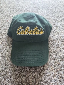 CABELA'S - Green - One Size Adjustable STRAPBACK Baseball Cap Hat - Picture 1 of 8