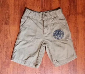 Vtg GYMBOREE BOYS Gold Beach Surf Monterey California Shorts 6 Yrs Khaki Green - Picture 1 of 8