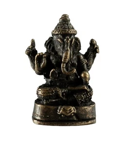 Ganesh Statuette Figurine God Elephant Head Hindu Amulet Thailand 2831 - Picture 1 of 7