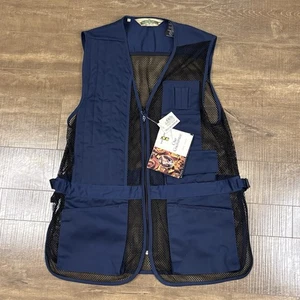 BNWT Bob Allen Sport Vest Blue Mesh Shooting Hunting - Large G6 - Picture 1 of 6