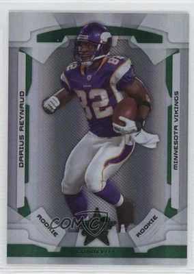 2008 Leaf Rookies & Stars Longevity Rookie Emerald /49 Darius Reynaud #131 RC - Image 1 of 2