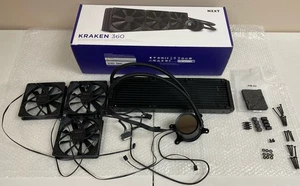 NZXT Kraken 360 3x120mm AIO Liquid CPU Cooler Matte Black - [SHIPS FAST] - Afbeelding 1 van 11