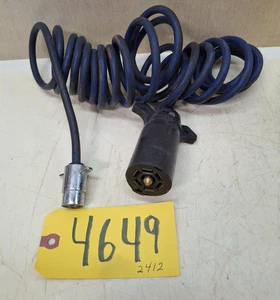 Roadmaster (164-7) Flexo-Coil 7-Wire to 4-Wire Power Cord Truck/Trailer Hardware - Picture 1 of 9