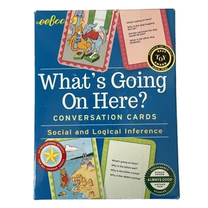 eeboo What's Going On Here Conversation Cards Social Logic Homeschool Teaching - Picture 1 of 10