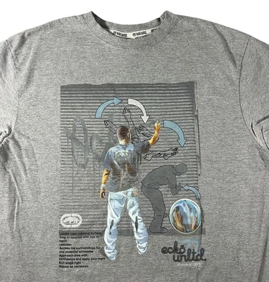 Vintage Ecko Unltd Graffiti Graphic Shirt Mens XXL ‘Always On Point’ Rhino Y2K - Image 1 of 4