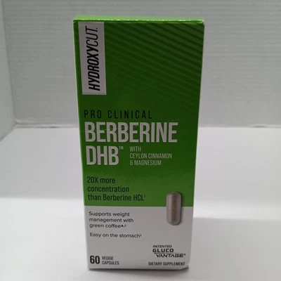 Pro Clinical Berberina DHB 60 Cápsulas Vegetales 20x Más Concentración Exp 06/2027 Foto 1 de 4