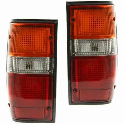 For 1987-1993 Dodge RAM 50 Tail Light Assembly Pair Driver +RH Bulbs Incl. Foto 1 de 4