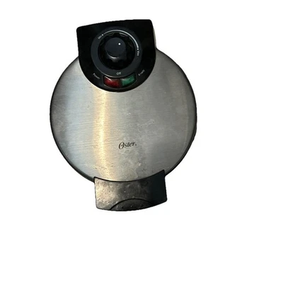 Oster 8" Nonstick Belgian Waffle Maker with Temperature Control, Silver - Image 1 of 4