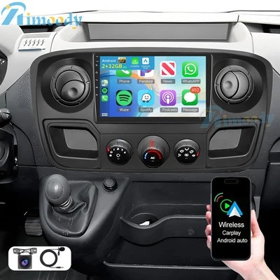 Für Renault Master III Opel Movano B Nissan NV400 Android 15 Autoradio GPS +Kam - Bild 1 von 4
