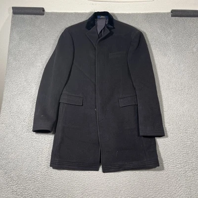 NUEVO CON ETIQUETAS Polo Ralph Lauren Talla L Paddock Chesterfield Abrigo Chaqueta Abrigo de Lana Ciudad Foto 1 de 4