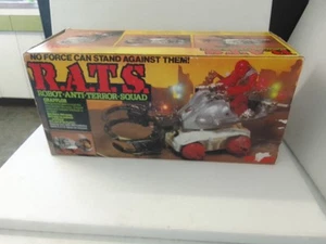 R.A.T.S Robot Anti Terror Squad Grappler Vehicle Boxed By Tomy Toys 1983 - Picture 1 of 12