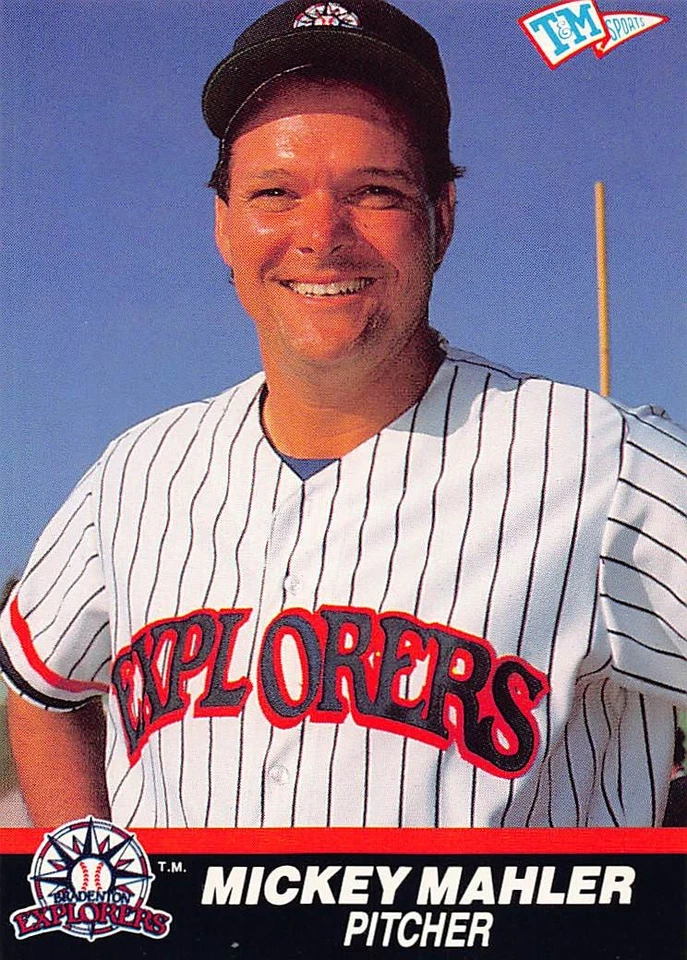 Mickey Mahler 1989 T&M Senior League 70    Baseball Card - Image 1 of 2