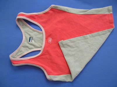 Fila RaRe Vintage COLORBLOCK CAMISETA SIN MANGAS tenis yoga correr gimnasio camisa mujer talla Lrg Foto 1 de 4