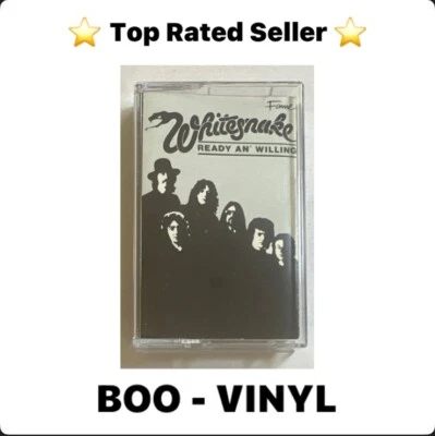 Whitesnake - Ready An' Willing (Cassette Tape) Rock 80s EX / VG+ Condition - Image 1 of 4