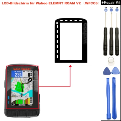 LCD Display Screen For Wahoo Elemnt Roam V2 (WFCC6) Bicycle GPS Computer To Replace BN - Image 1 of 3