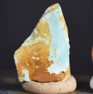 TURQUOISE GEM ROUGH Pilot Mountain Mine Natural - Picture 1 of 5