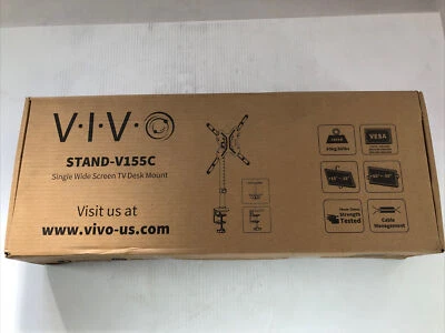 VIVO TV and Ultra Wide Screen Monitor Desk Mount Stand for Screens up to 42" - Image 1 of 4