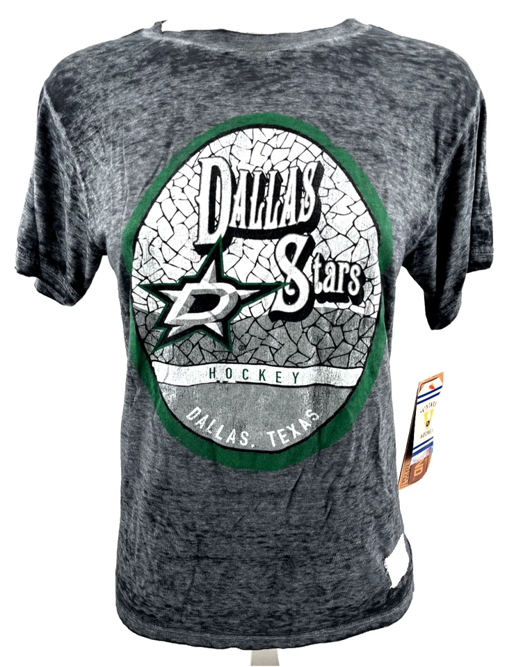 NEW Dallas Stars Hockey NHL The Original Retro Brand Gray SS Tee Shirt Womens XL - Image 1 of 4