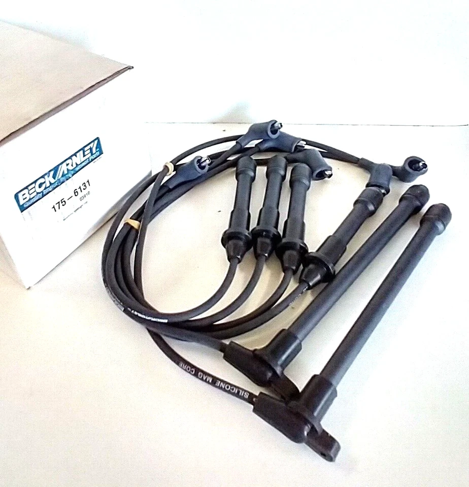 Juego de cables de bujías de 7 mm Premium de silicona de alta temperatura MAG Core BECK/ARNLEY 175-6131 Foto 1 de 2