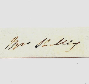 Mary Shelley Author of Frankenstein Autograph Reprint On Genuine 1820s Paper - Imagen 1 de 1