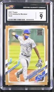 Adalberto Mondesi #125 CGC 9 Topps Baseball Gold Parallel Kansas City Royals MLB - Bild 1 von 2