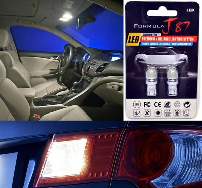 Luz LED 5050 Blanca 5000K 168 Dos Bombillas Marcador Lateral Trasero Parking Repuesto Foto 1 de 4