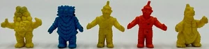 5 Vintage Japanese Ultraman Godzilla Kaiju Keshi Mini Figures Rubber Erasers - Picture 1 of 11