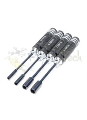 RC Hobby Hex Socket Driver Wrench Set 4pcs - 4.0, 5.5, 7.0 & 8.0mm - UK STOCK - Image 1 of 2