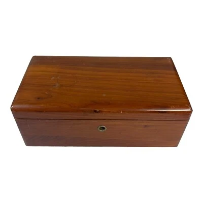 Lane Small Cedar Chest Trinket Box VTG Farber & Otteman Sac City, Iowa Jewelry - Image 1 of 4