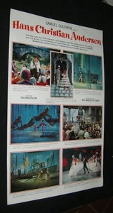 Original 1952 HANS CHRISTIAN ANDERSEN DANNY KAYE Subway Train Mall Poster 28X44 - Picture 1 of 1
