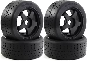 100mm 42 Wide Wheels Tires 2.9” 5-Spoke 17mm Hex for Arrma Infraction 6s BLX BK - Picture 1 of 3