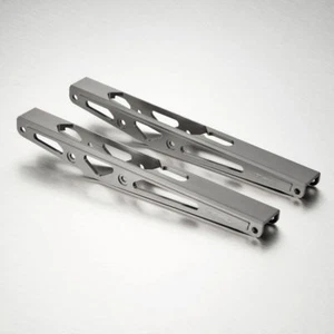2PCS CNC Aluminum Rear Lower Linkage Stiffeners Set for Axial 1/8 Yeti XL #1492 - Picture 1 of 9