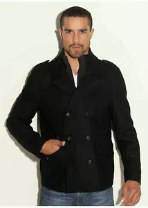 GUESS Men Wool Coat jacket - Picture 1 of 5