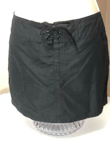 Island Escape Mini Board Skirt 6 8 10 12 14 Swimsuit Cover Up Black - Picture 1 of 6