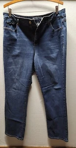 Code Bleu Straight Leg Denim Jeans Women's 16SRegular Mid Rise Dark Wash No.360 - Picture 1 of 16