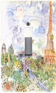 Cubiertas de placa y salida de interruptor de luz PARÍS DECORACIÓN FRANCESA DUFFY ~ TORRE EIFFEL - Imagen 1 de 26