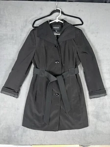 London Fog Classic Belted Trench Coat Women’s Medium FAST SHIPPING - Picture 1 of 10