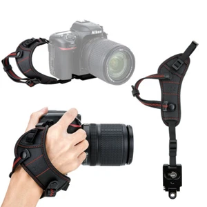 JJC Red Soft Adjustable Hand Grip Strap fr Canon Nikon Sony Olympus DSLR Cameras