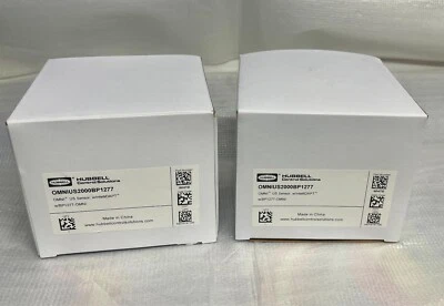 2x HUBBELL OMNIUS2000BP1277 PIR Ultrasonic Ceiling PIR Occupancy Sensor 2000ft — 第 1/3 张图片